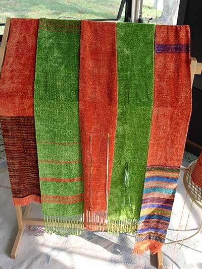 making a scarf